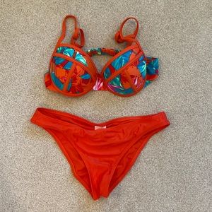Xhilaration Floral Bikini Set